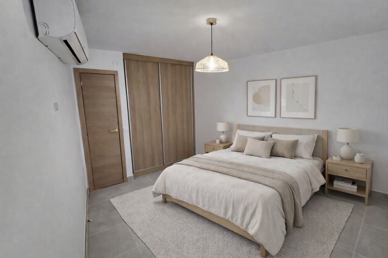 Appartement en première ligne de plage à Fuengirola — Chambre