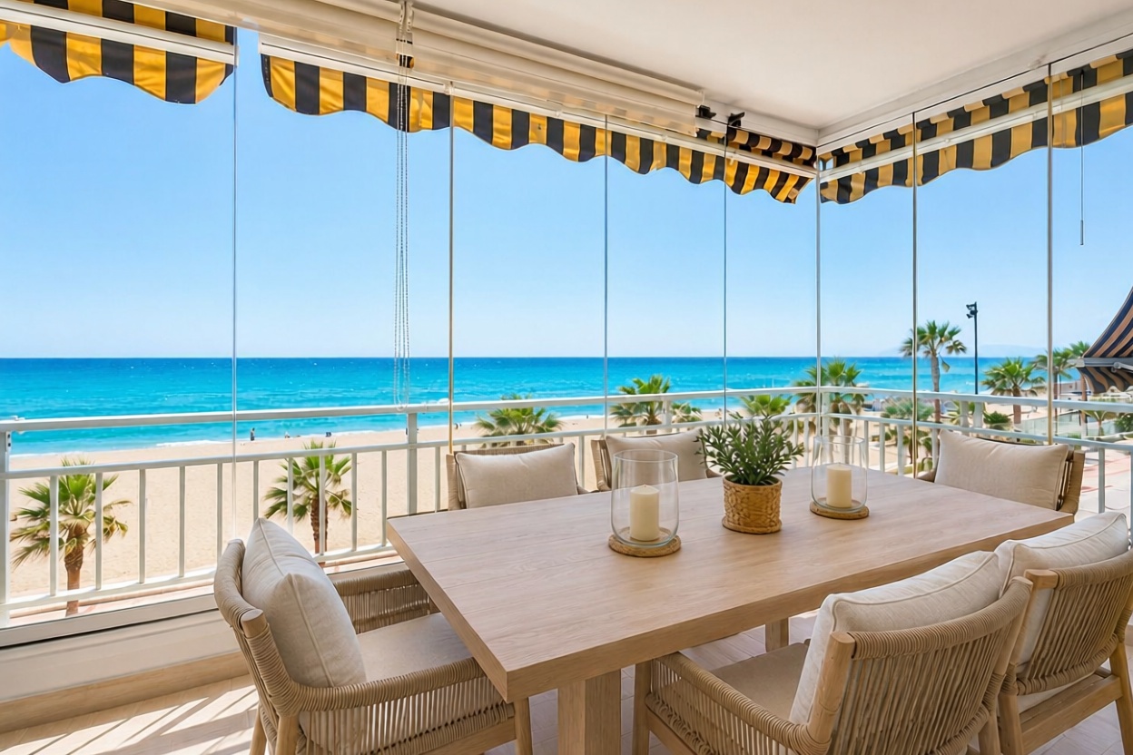Appartement en première ligne de plage à Fuengirola