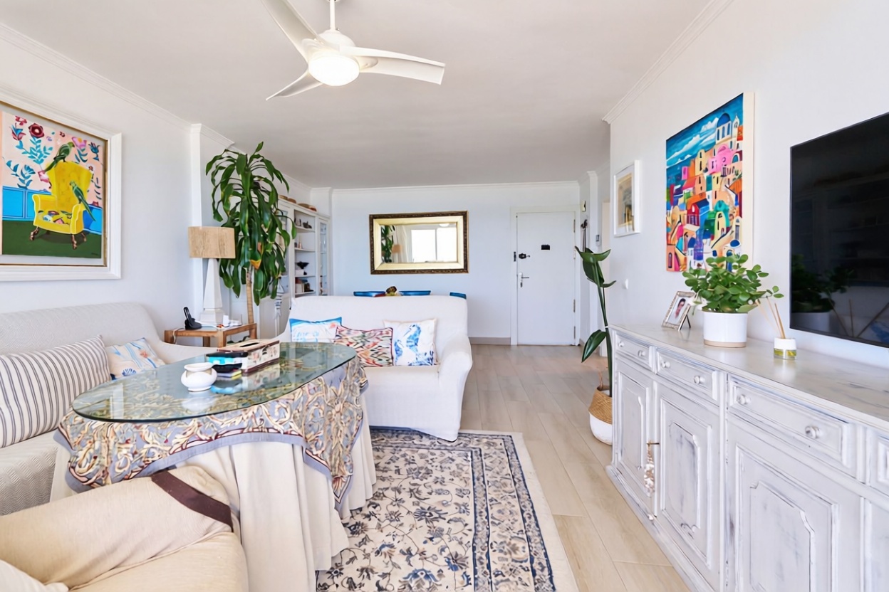 Appartement en première ligne de plage à Fuengirola — Terrasse mer