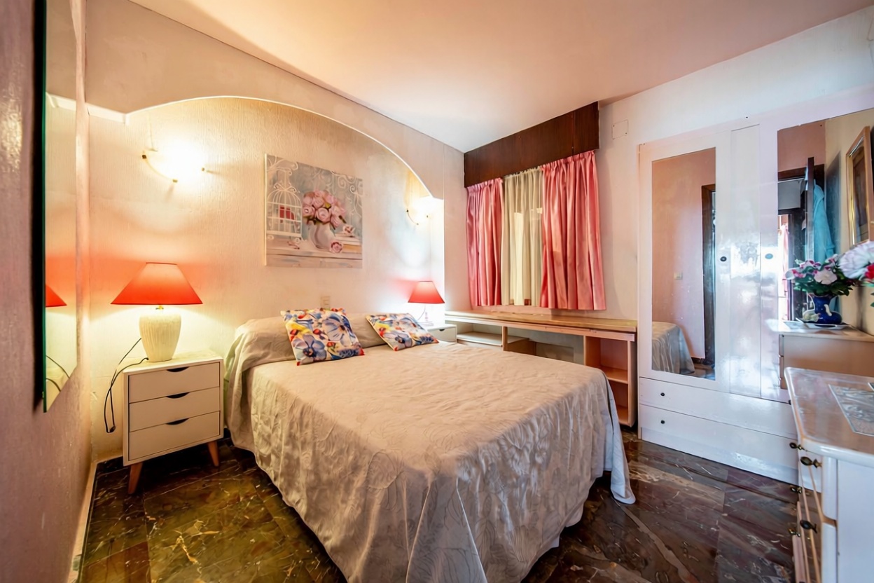 Appartement en première ligne de plage à Fuengirola — Chambre
