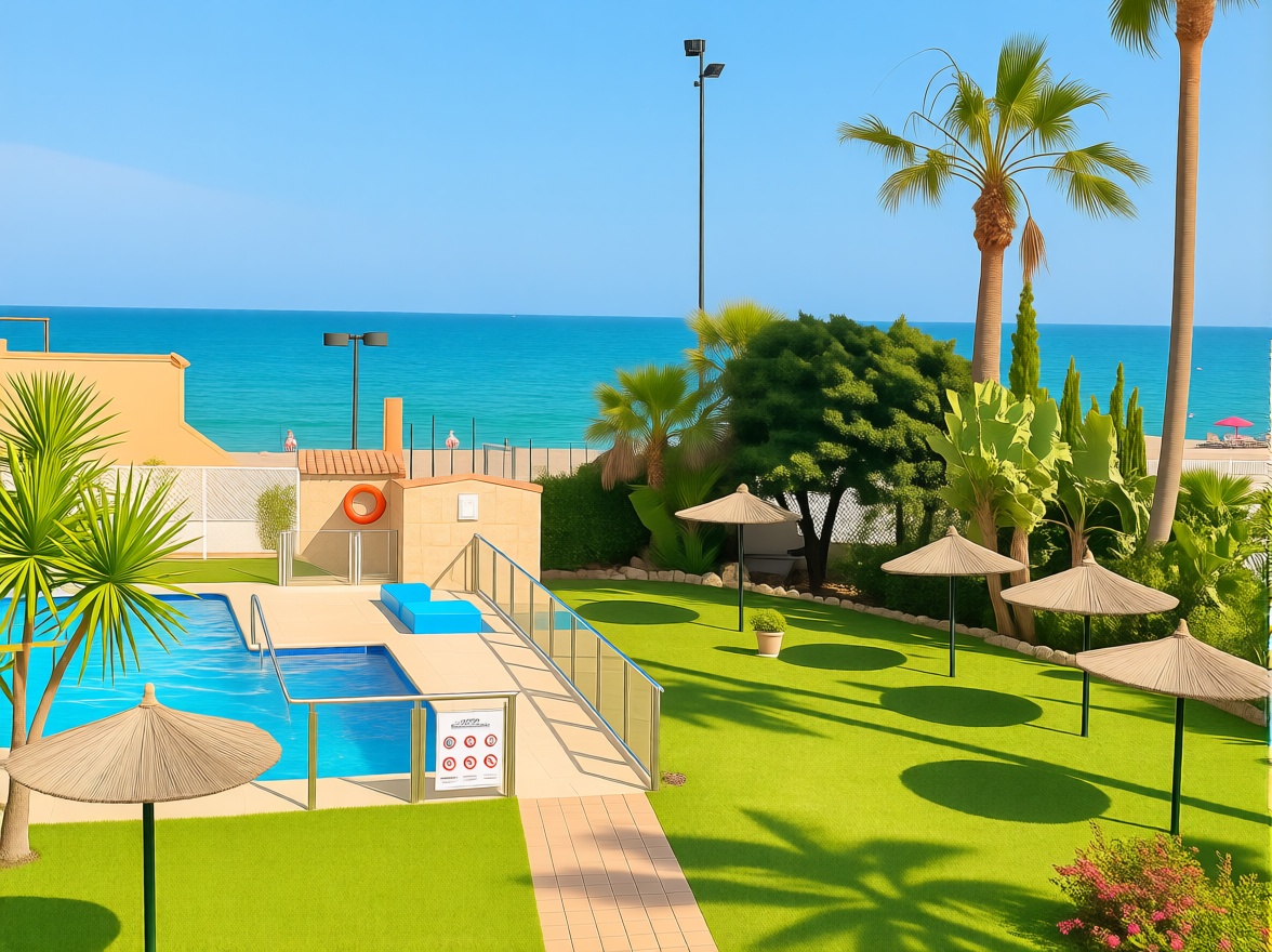 Appartement en première ligne de plage à Fuengirola — Vue mer