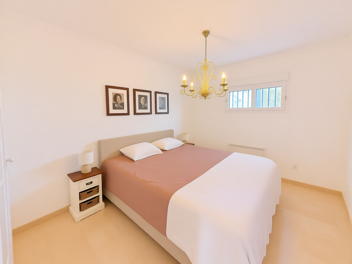Appartement en première ligne de plage à Fuengirola — Chambre