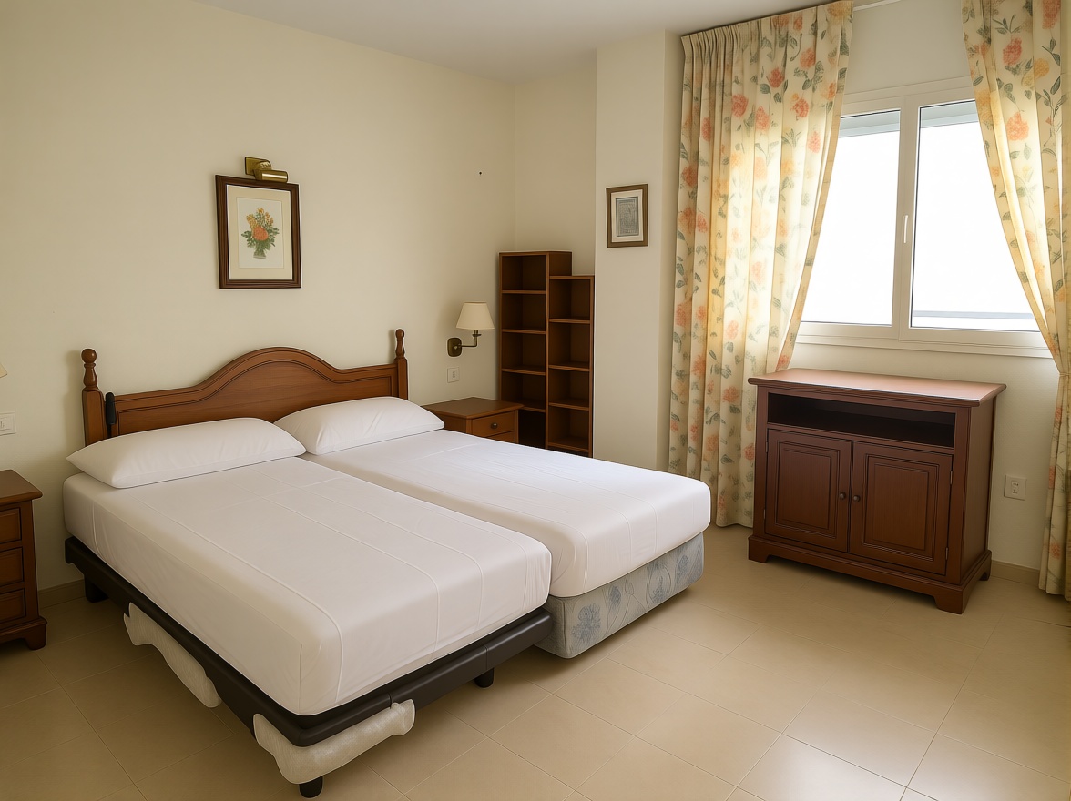 Piso en primera línea de playa en Fuengirola — Dormitorio
