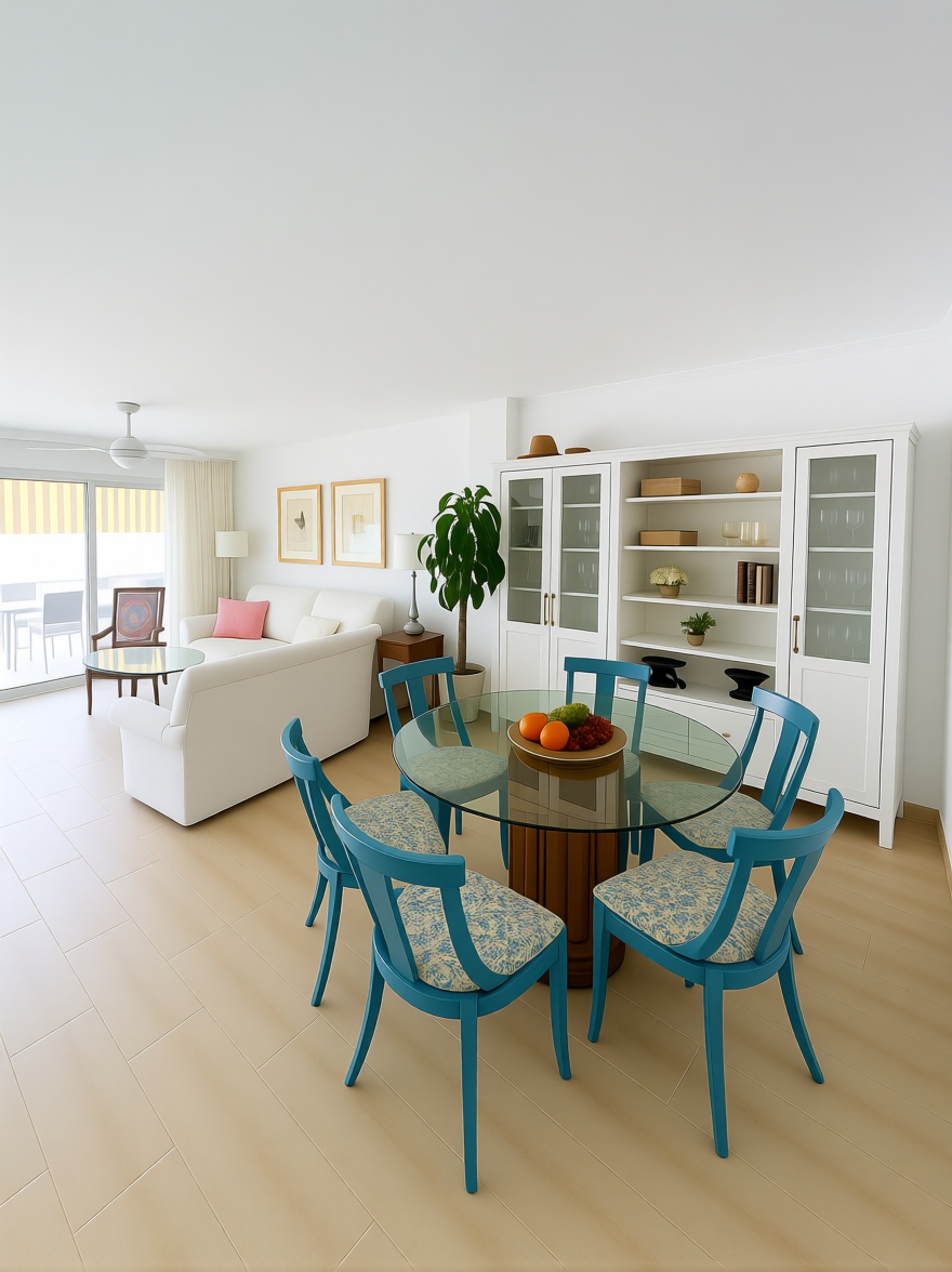 Appartement en première ligne de plage à Fuengirola — Séjour