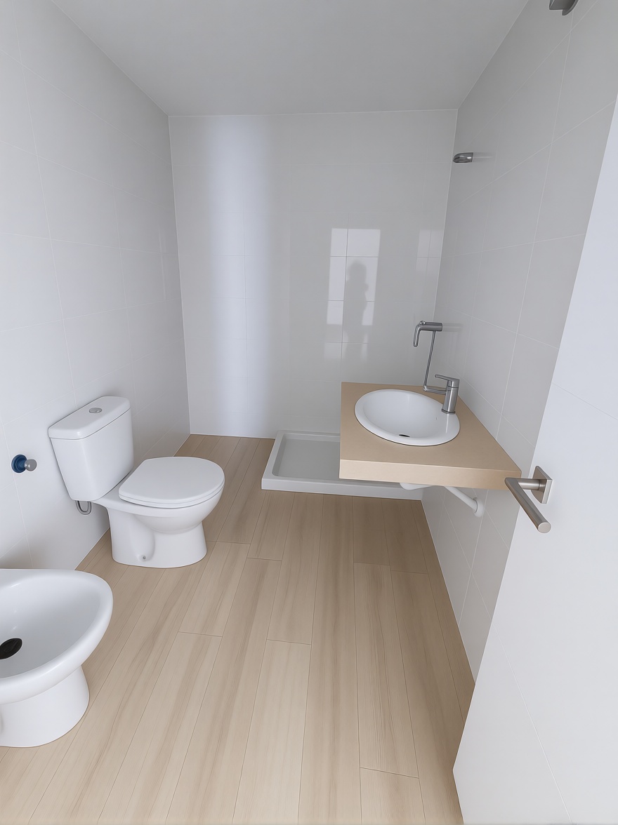 Appartement en première ligne de plage à Fuengirola — Sanitaires
