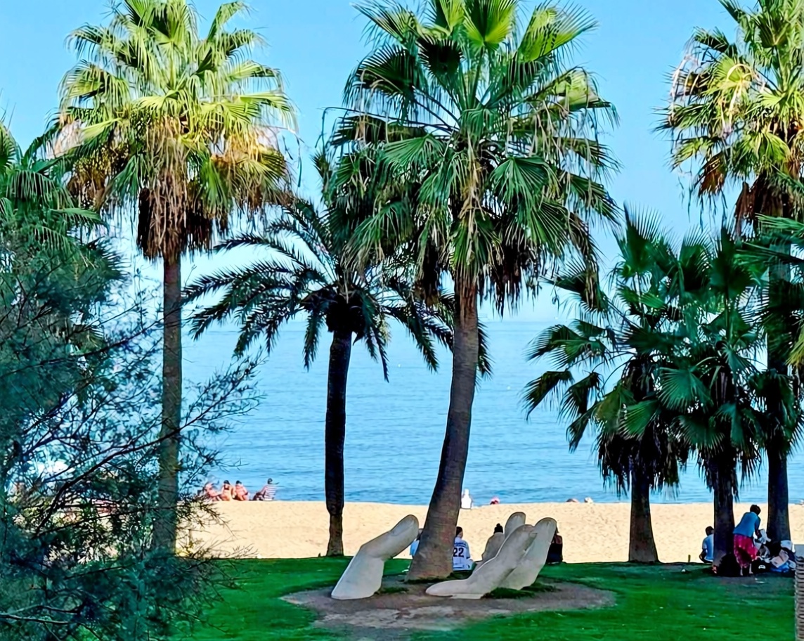 Appartement en première ligne de plage à Fuengirola — Vue mer