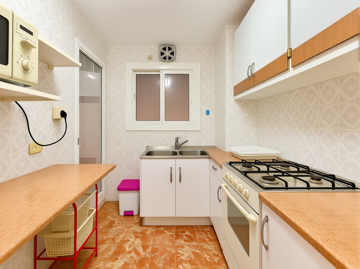 Appartement en première ligne de plage à Fuengirola — Cuisine