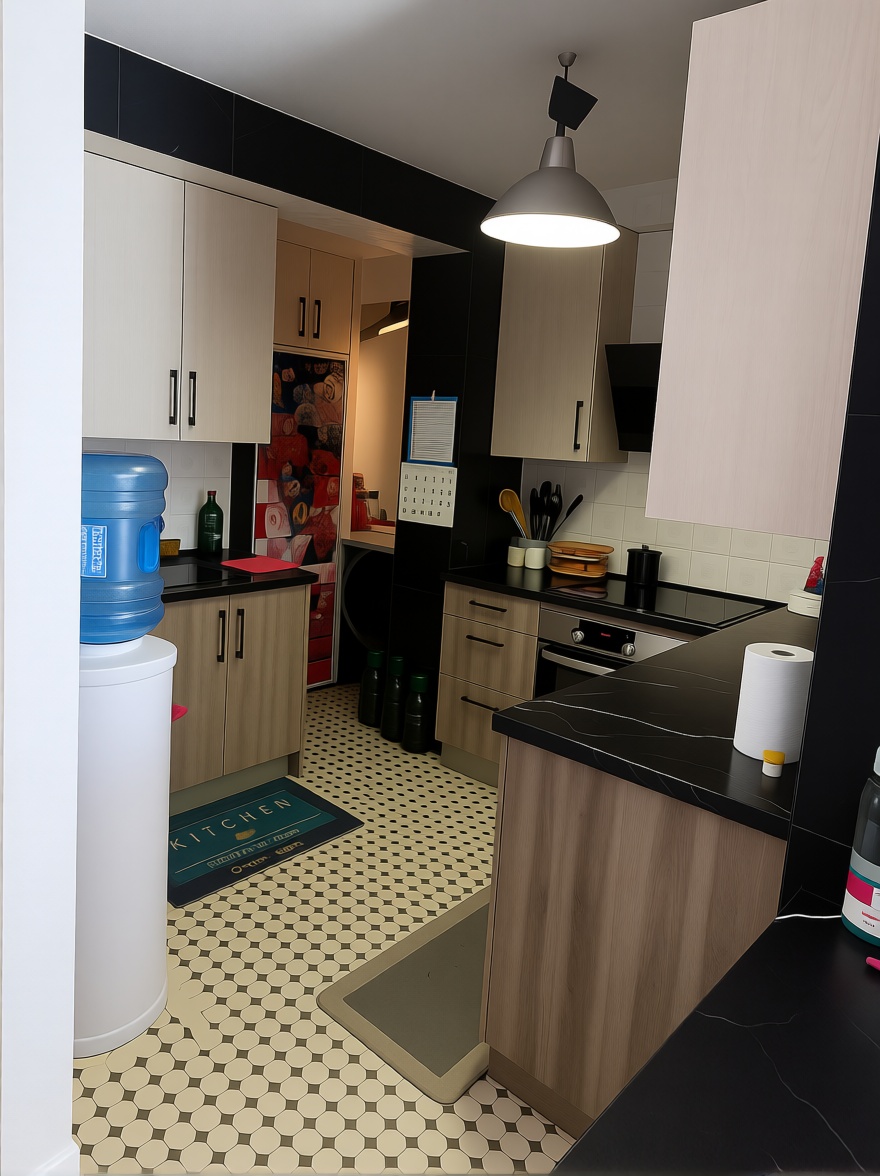 Appartement en première ligne de plage à Fuengirola — Cuisine