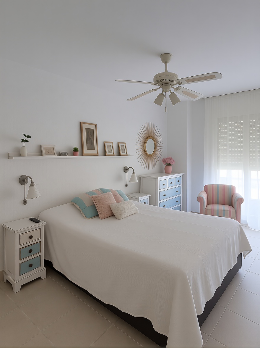 Appartement en première ligne de plage à Fuengirola — Chambre