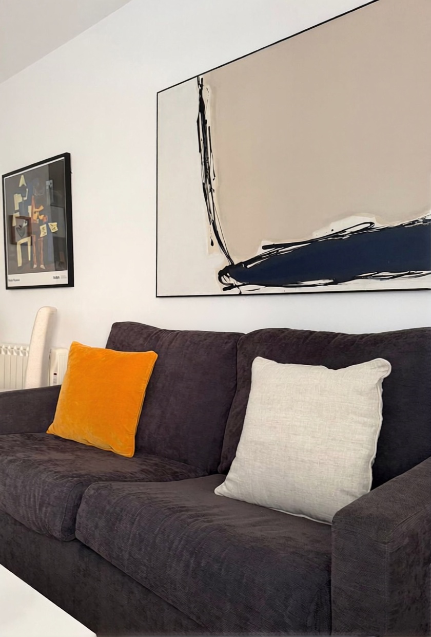 Appartement en première ligne de plage à Fuengirola — Séjour
