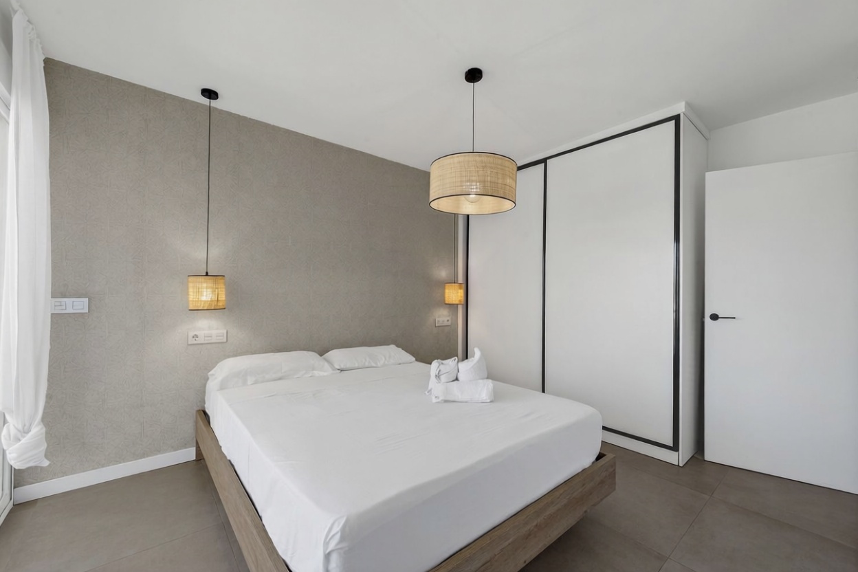 Appartement en première ligne de plage à Fuengirola — Chambre
