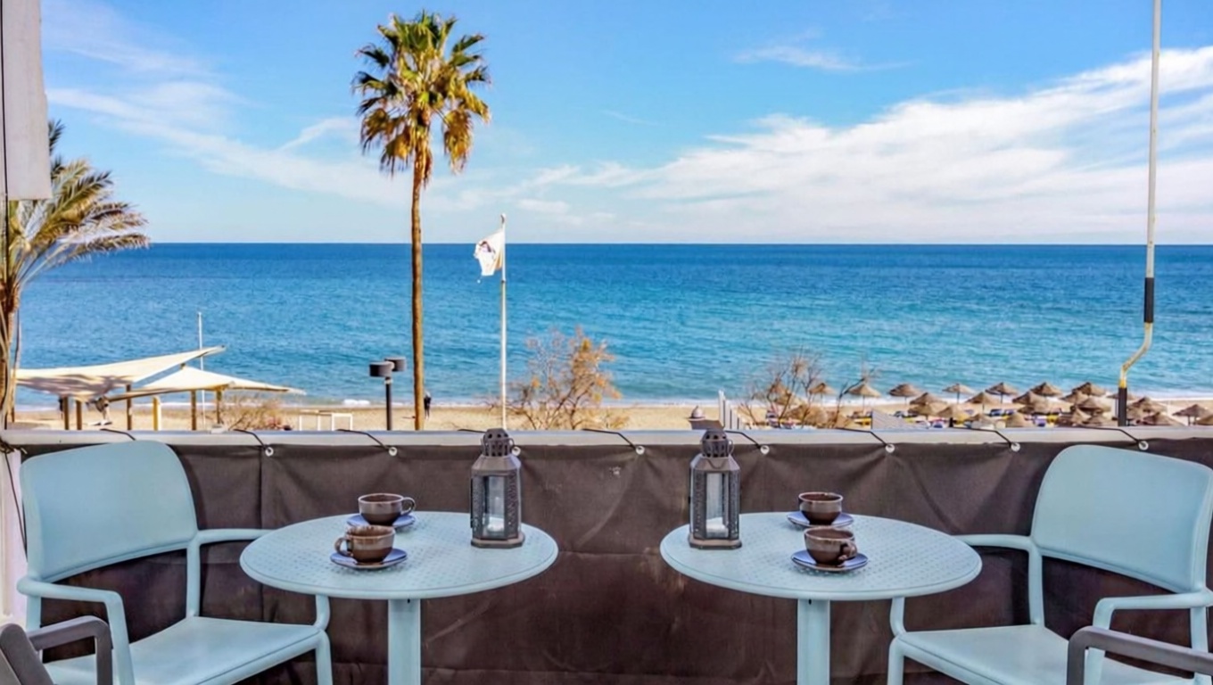 Apartamento em primeira linha de praia em Fuengirola