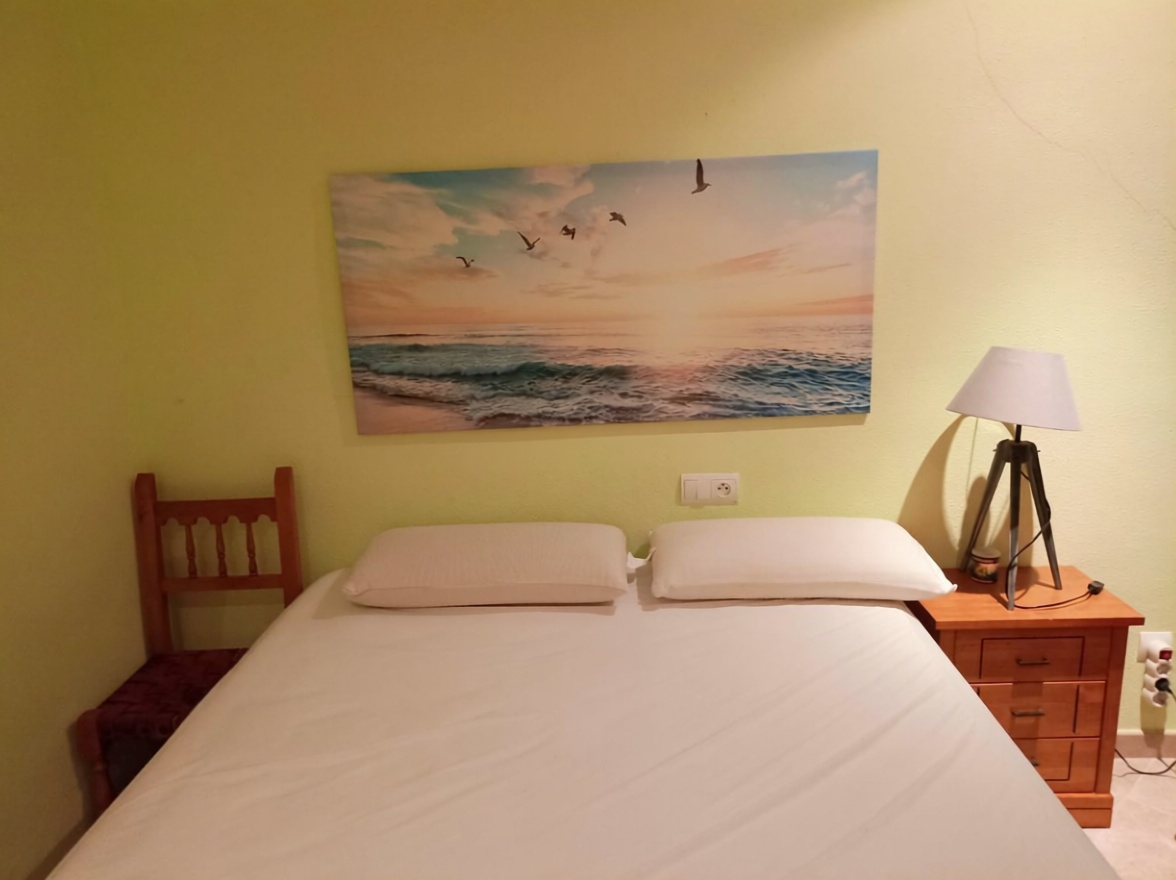 Appartement en première ligne de plage à Fuengirola — Chambre