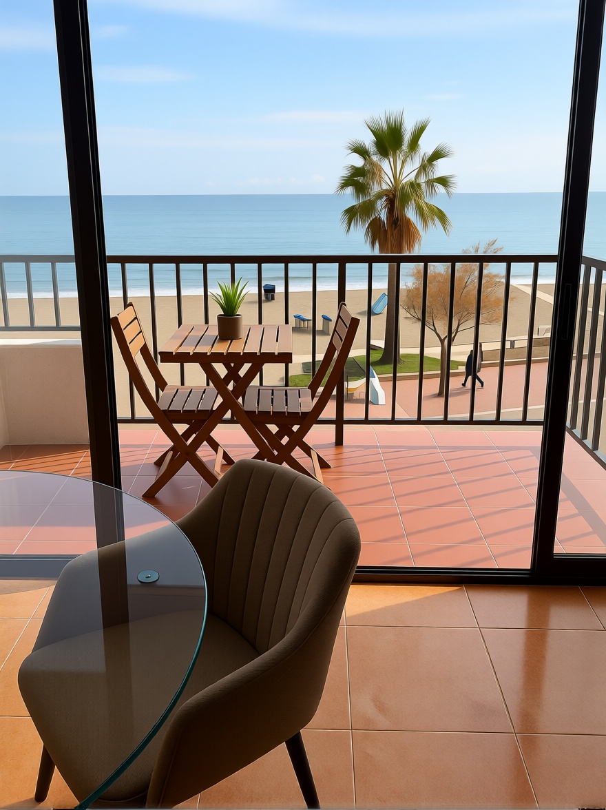 Appartement en première ligne de plage à Fuengirola