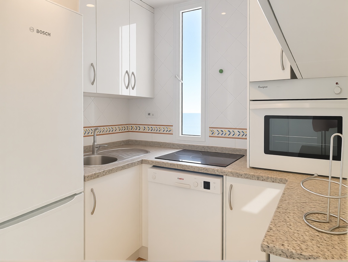 Piso en primera línea de playa en Fuengirola — Dormitorio