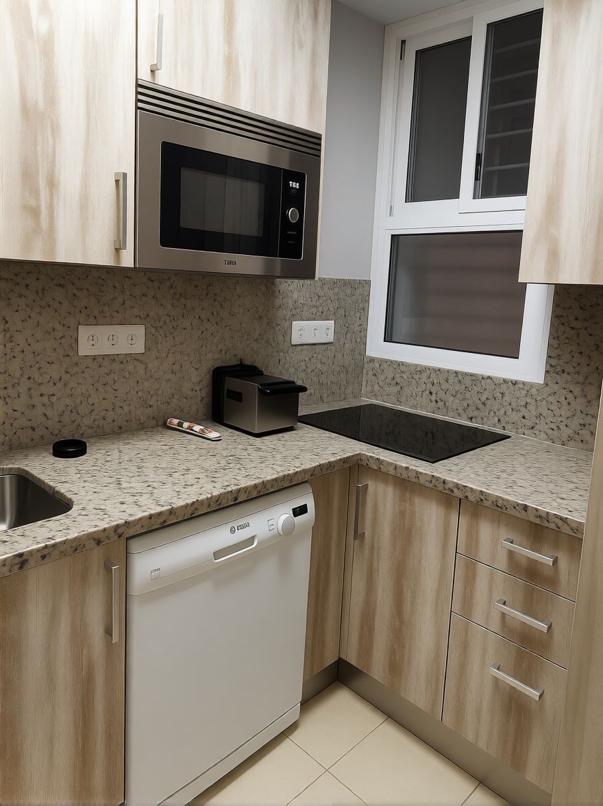 Beachfront flat in Fuengirola — Kitchen