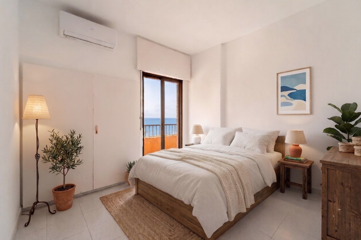 Apartamento em primeira linha de praia em Fuengirola — Quarto