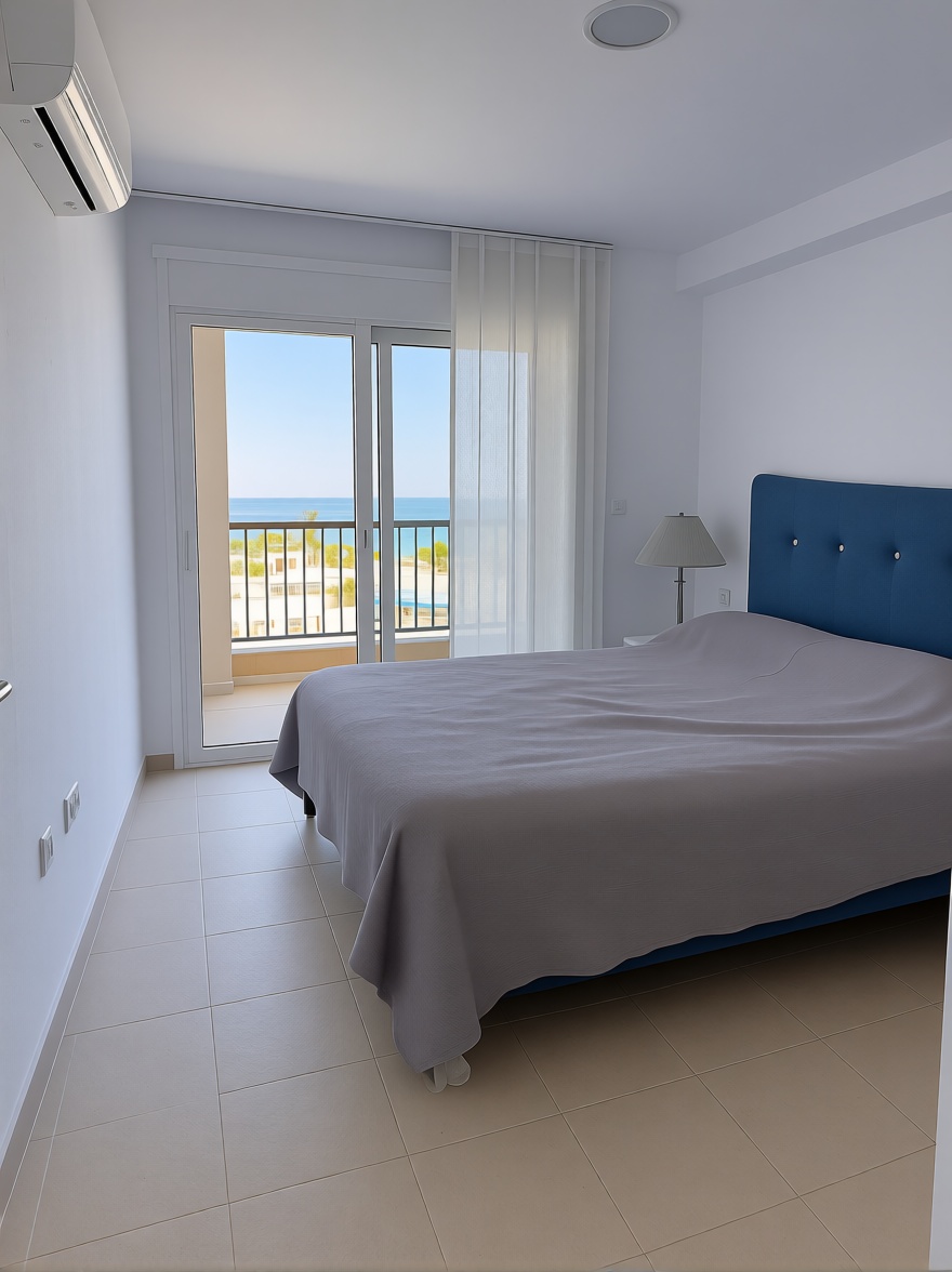 Piso en primera línea de playa en Fuengirola — Dormitorio