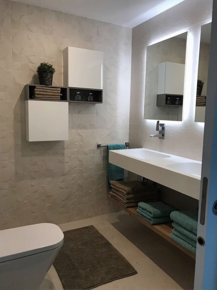 Appartement en première ligne de plage à Fuengirola — Sanitaires
