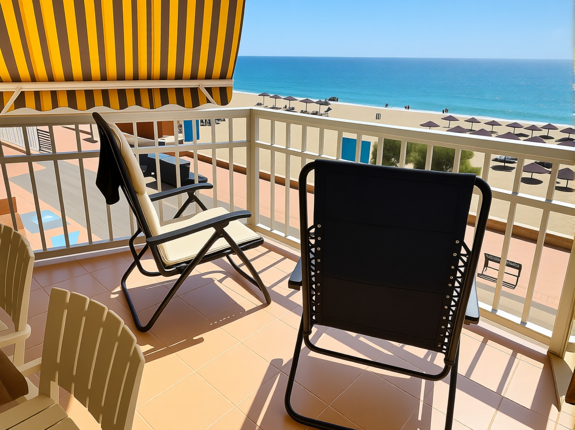 Appartement en première ligne de plage à Fuengirola — Chambre