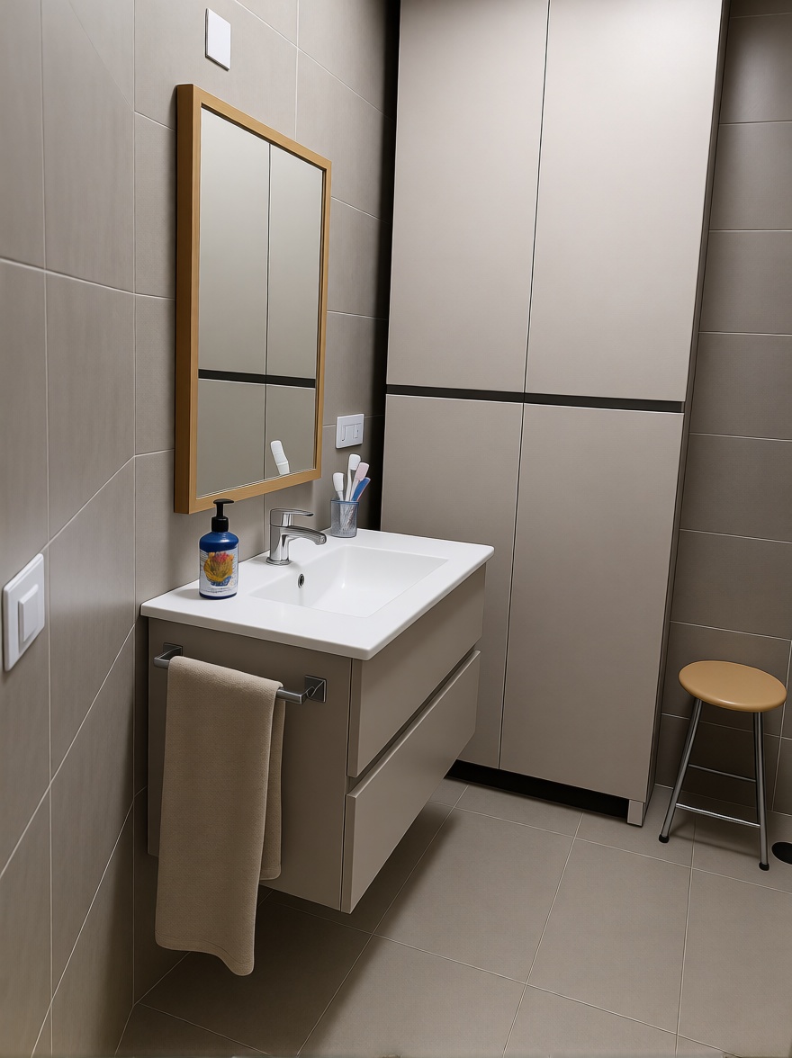 Appartement en première ligne de plage à Fuengirola — Sanitaires