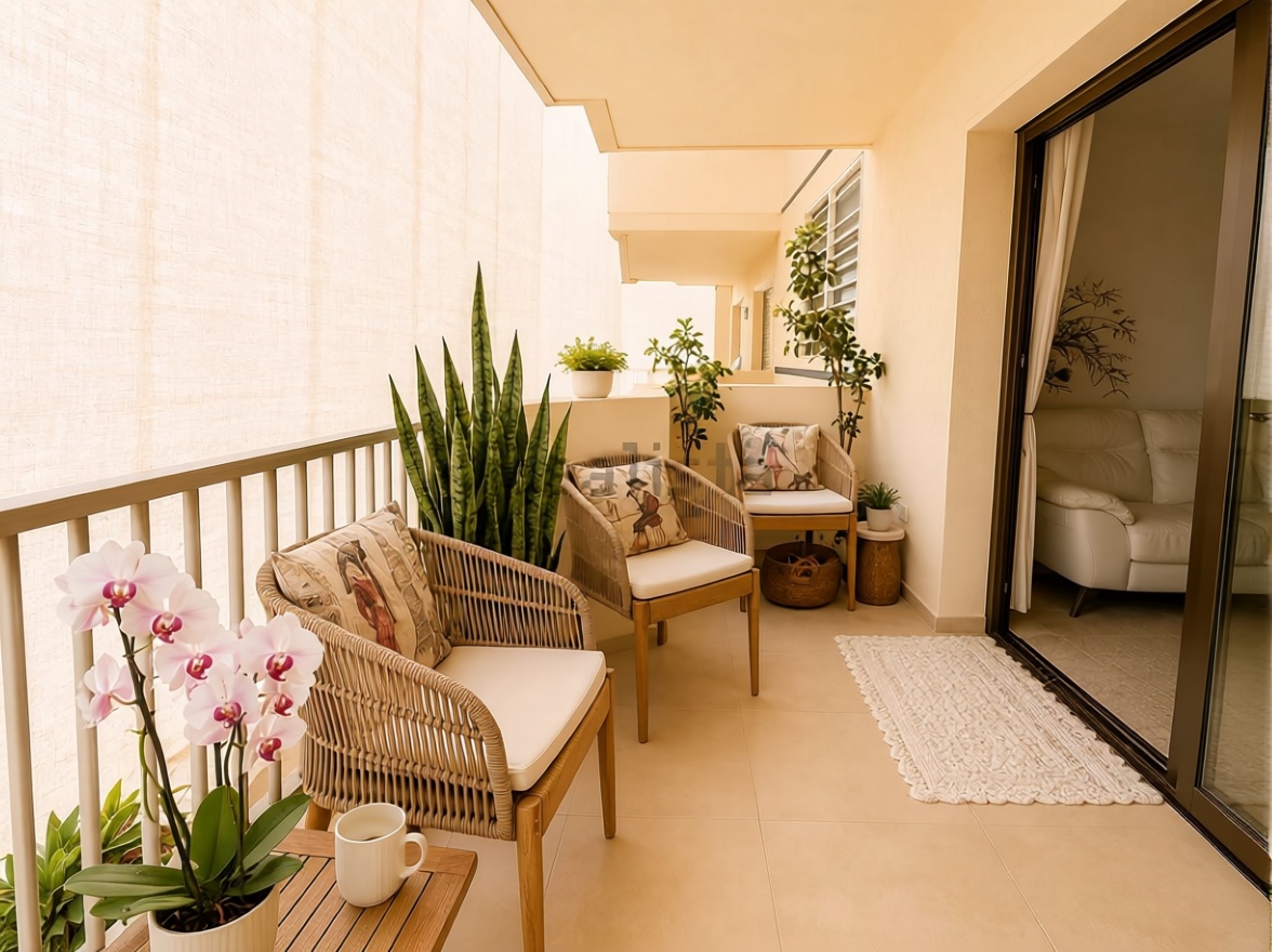 Appartement en première ligne de plage à Fuengirola — Terrasse