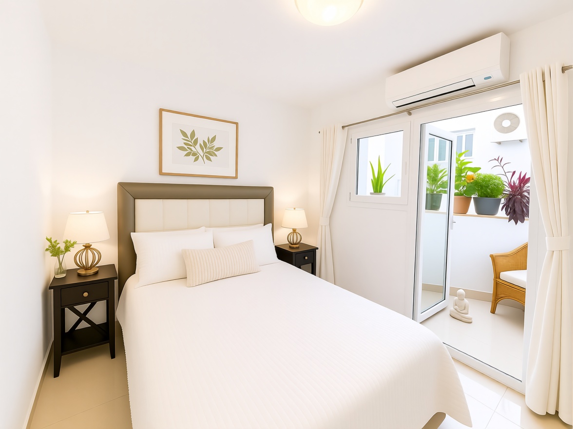 Appartement en première ligne de plage à Fuengirola — Chambre