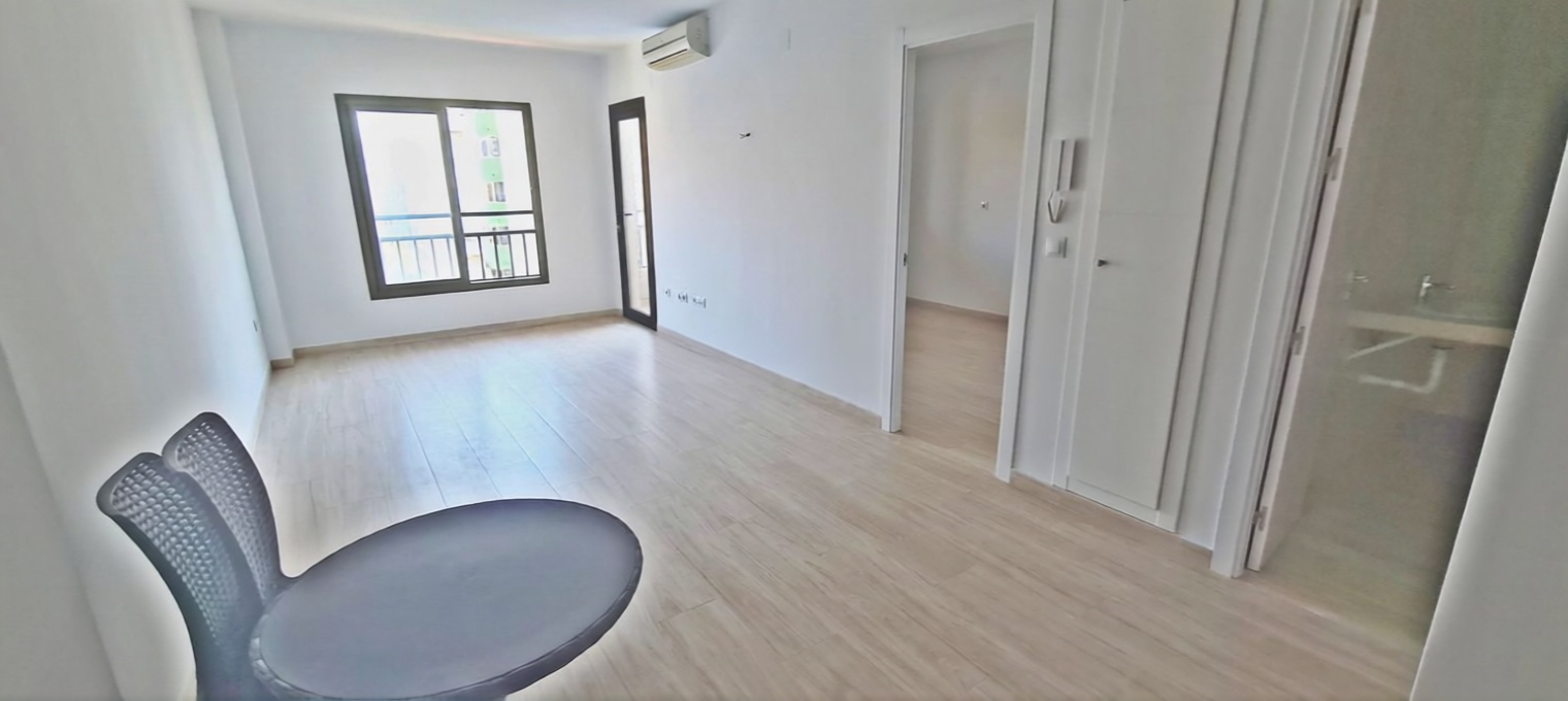 Appartement en première ligne de plage à Fuengirola — Séjour