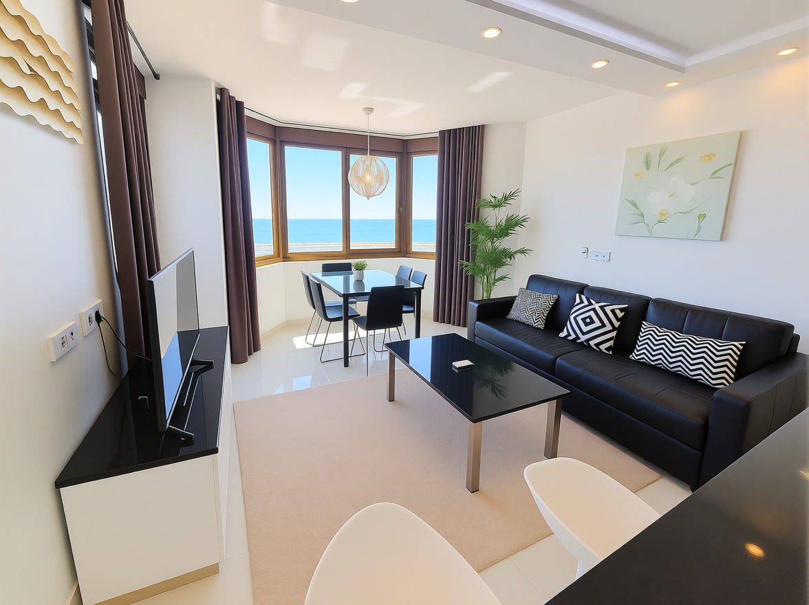 Piso en primera línea de playa en Fuengirola — Salón