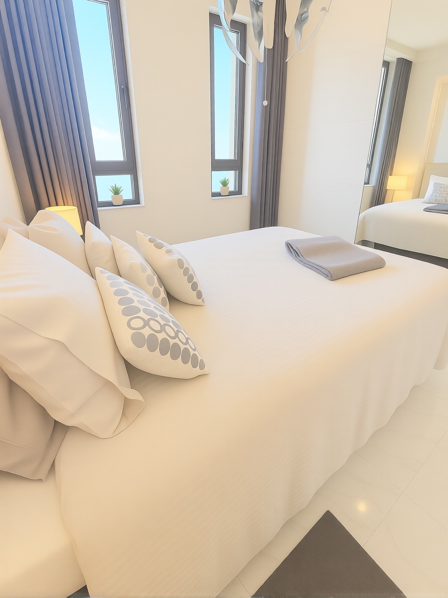 Piso en primera línea de playa en Fuengirola — Dormitorio
