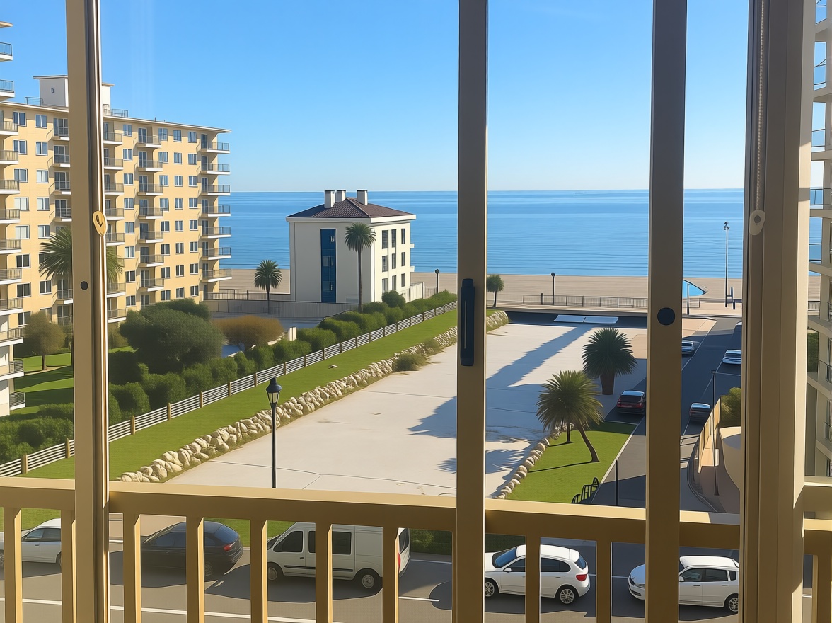 Appartement en première ligne de plage à Fuengirola — Vue mer