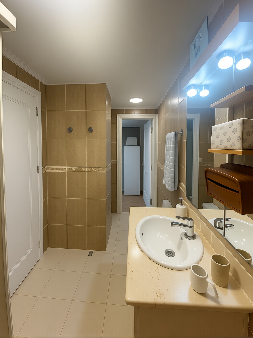 Appartement en première ligne de plage à Fuengirola — Sanitaires
