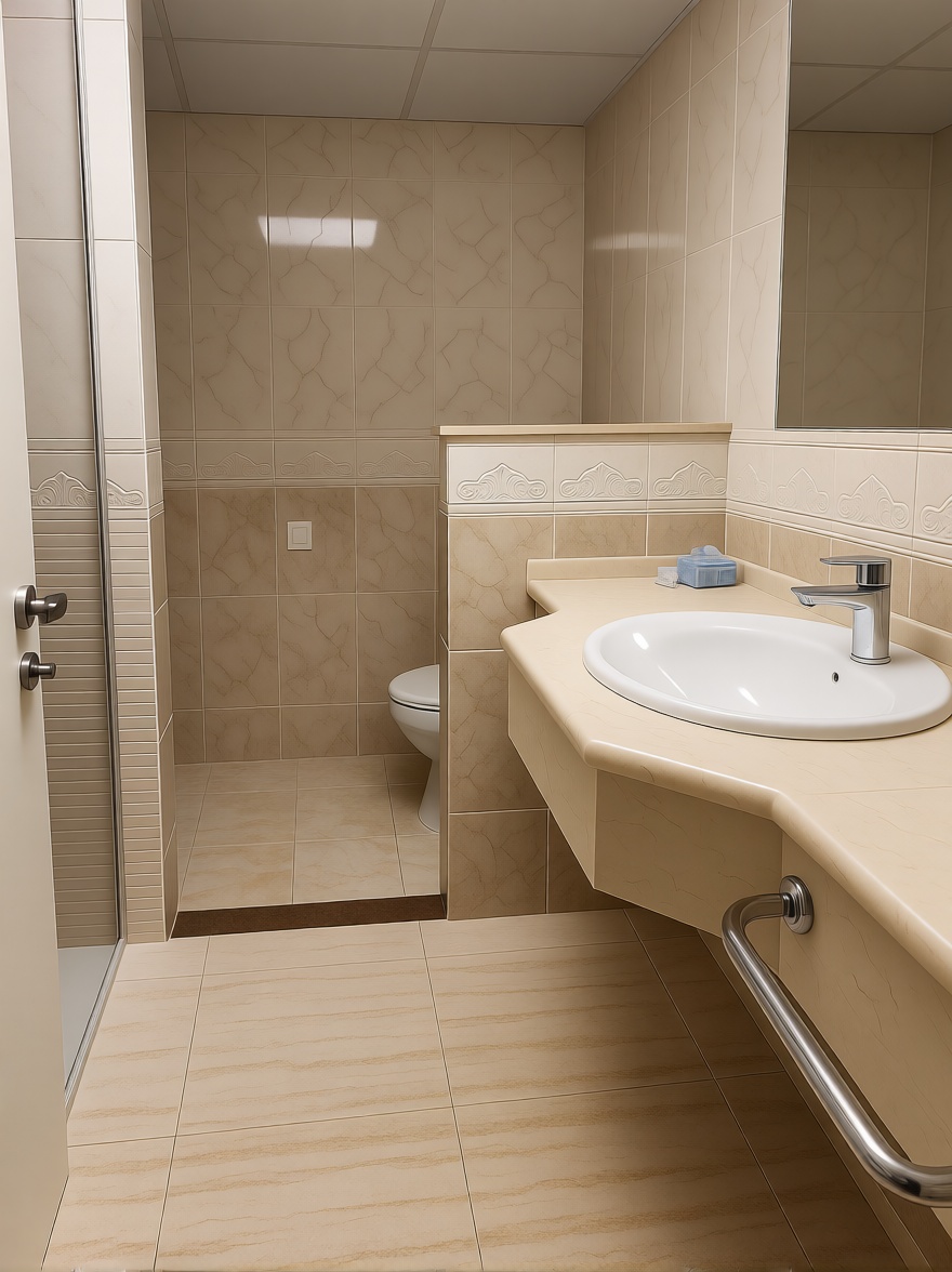 Studio en première ligne de plage à Fuengirola — Sanitaires