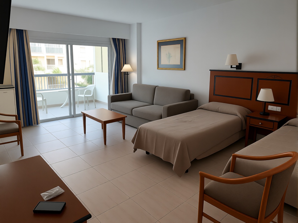 Studio en première ligne de plage à Fuengirola — Chambre