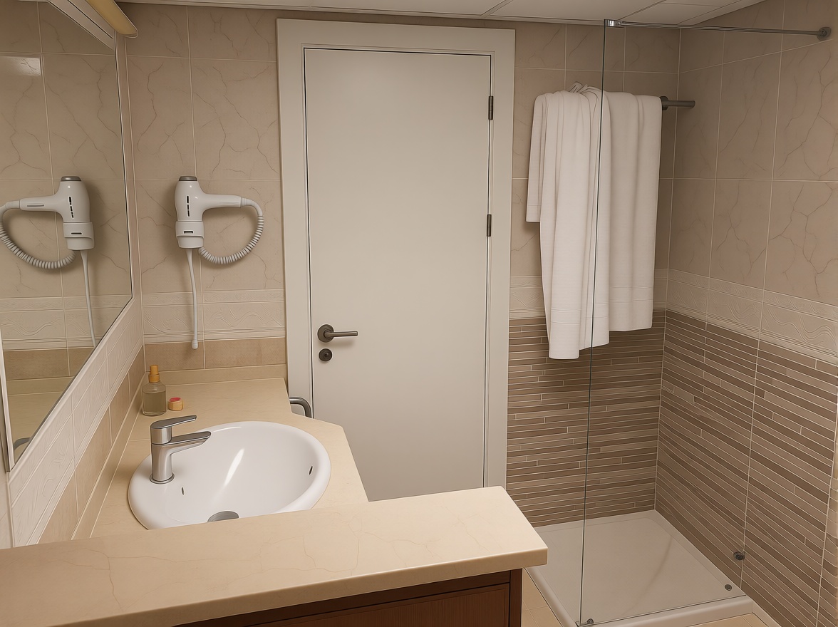 Studio en première ligne de plage à Fuengirola — Sanitaires