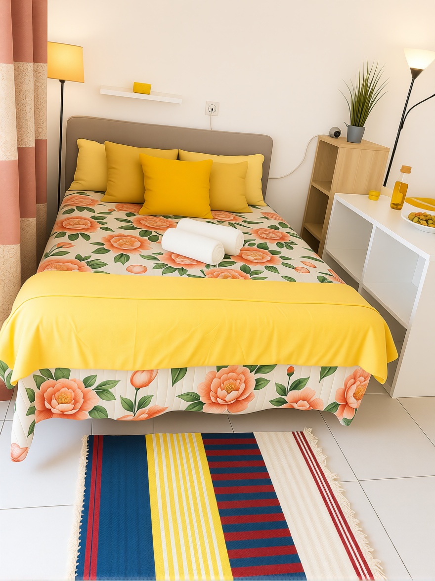 Appartement en première ligne de plage à Fuengirola — Chambre