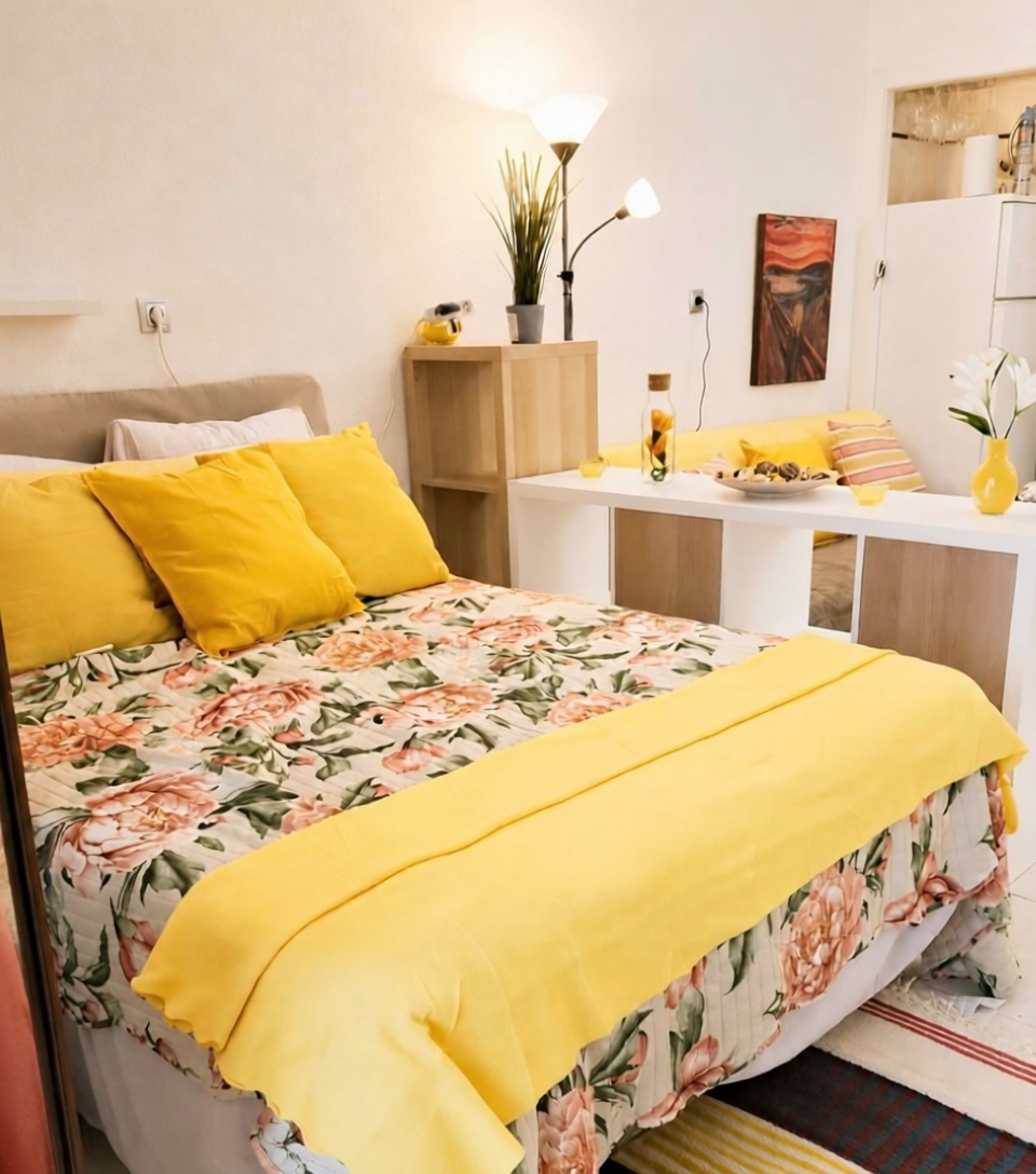 Appartement en première ligne de plage à Fuengirola — Chambre