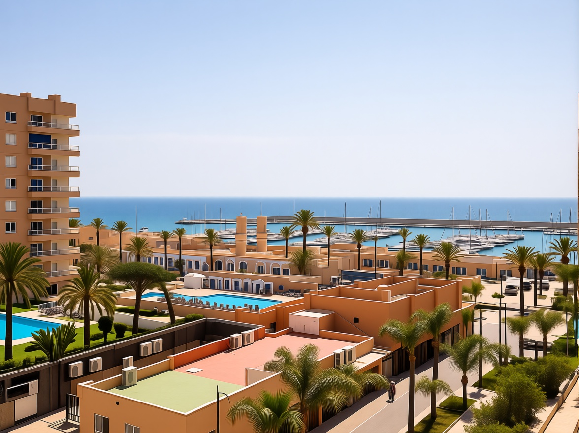 Studio en première ligne de plage à Fuengirola — Vue mer