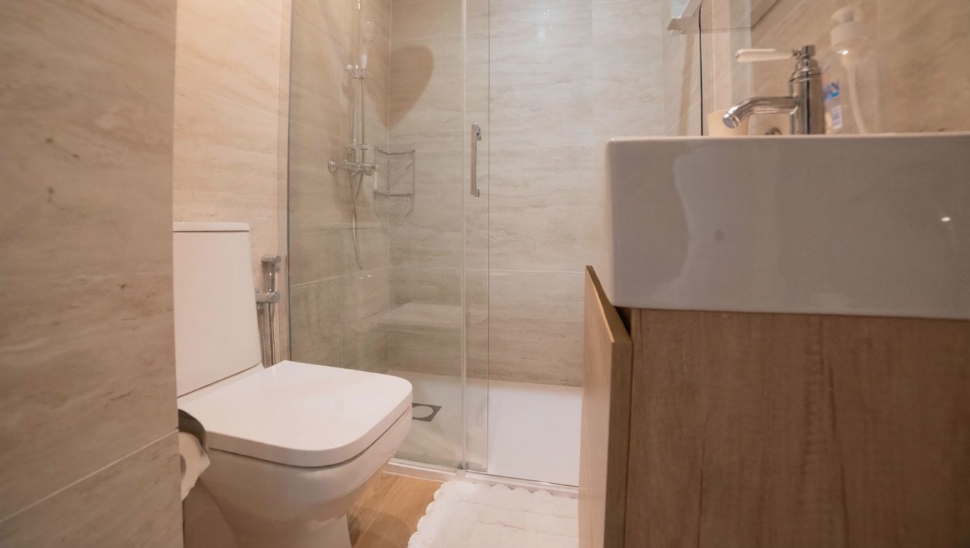 Appartement en première ligne de plage à Torrevieja — Chambre