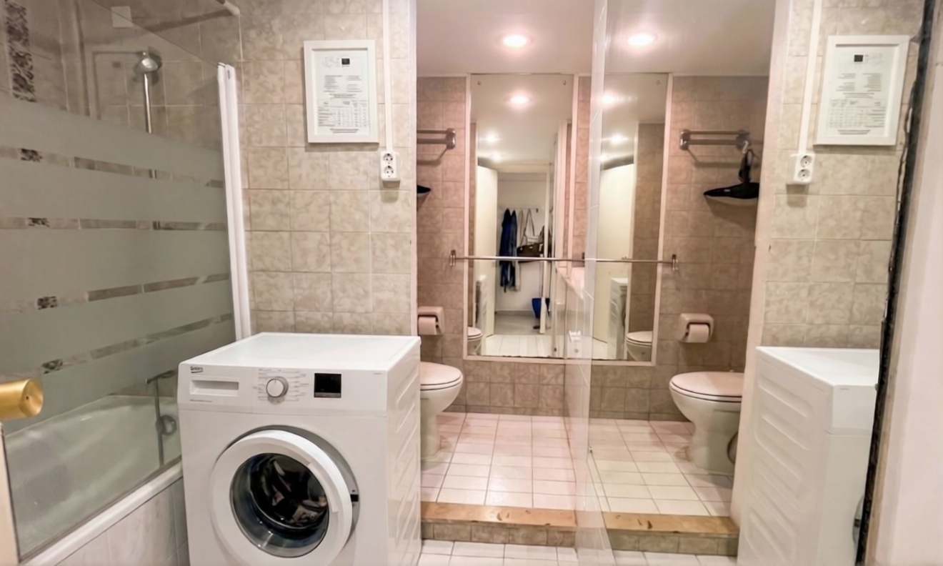 Studio en première ligne de plage à Fuengirola — Sanitaires