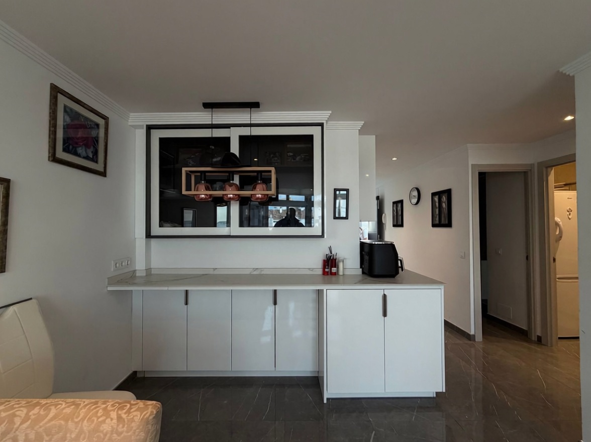 Appartement en première ligne de plage à Fuengirola — Cuisine