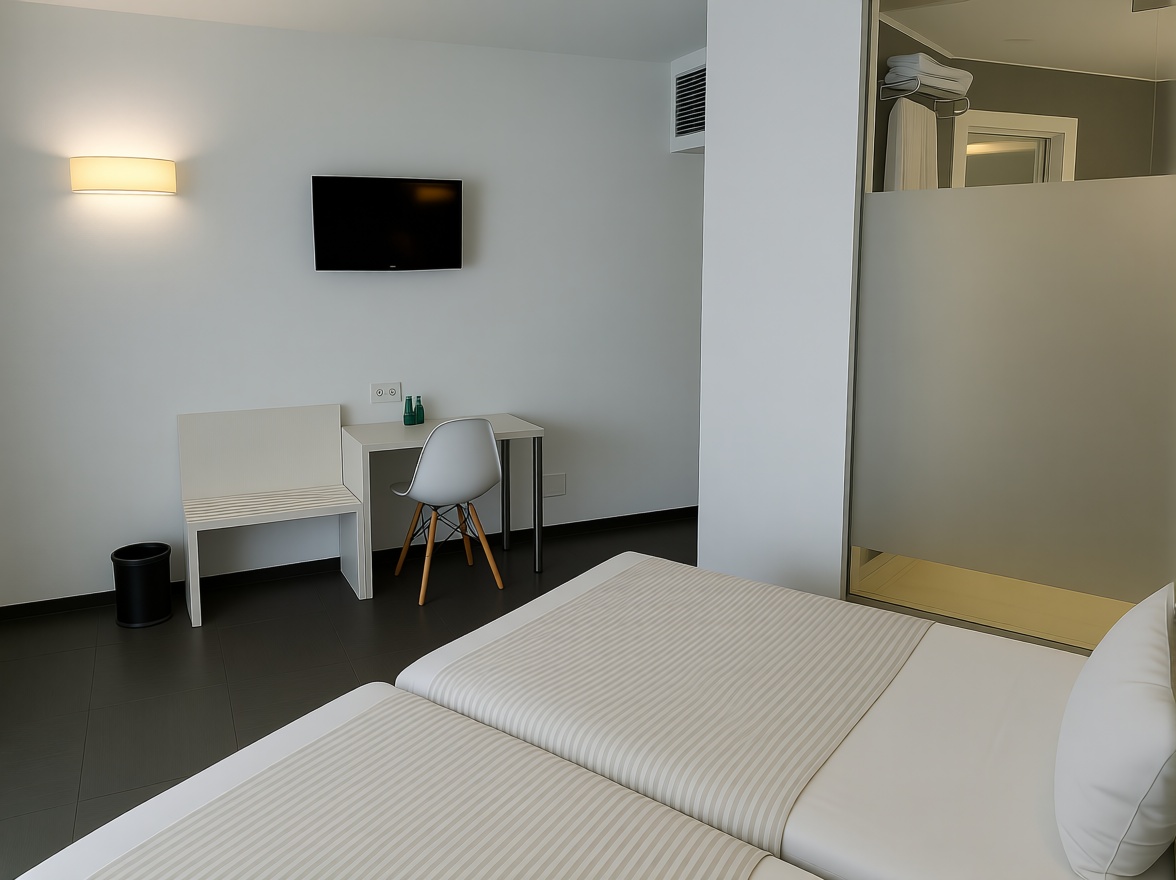 Studio en première ligne de plage à Fuengirola — Chambre