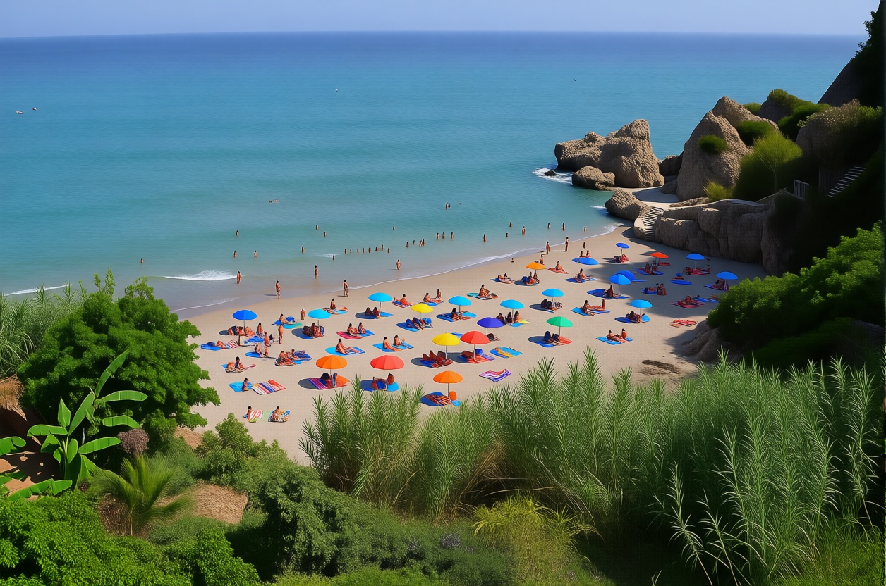 Ático en primera línea de mar en Mijas — Vista mar