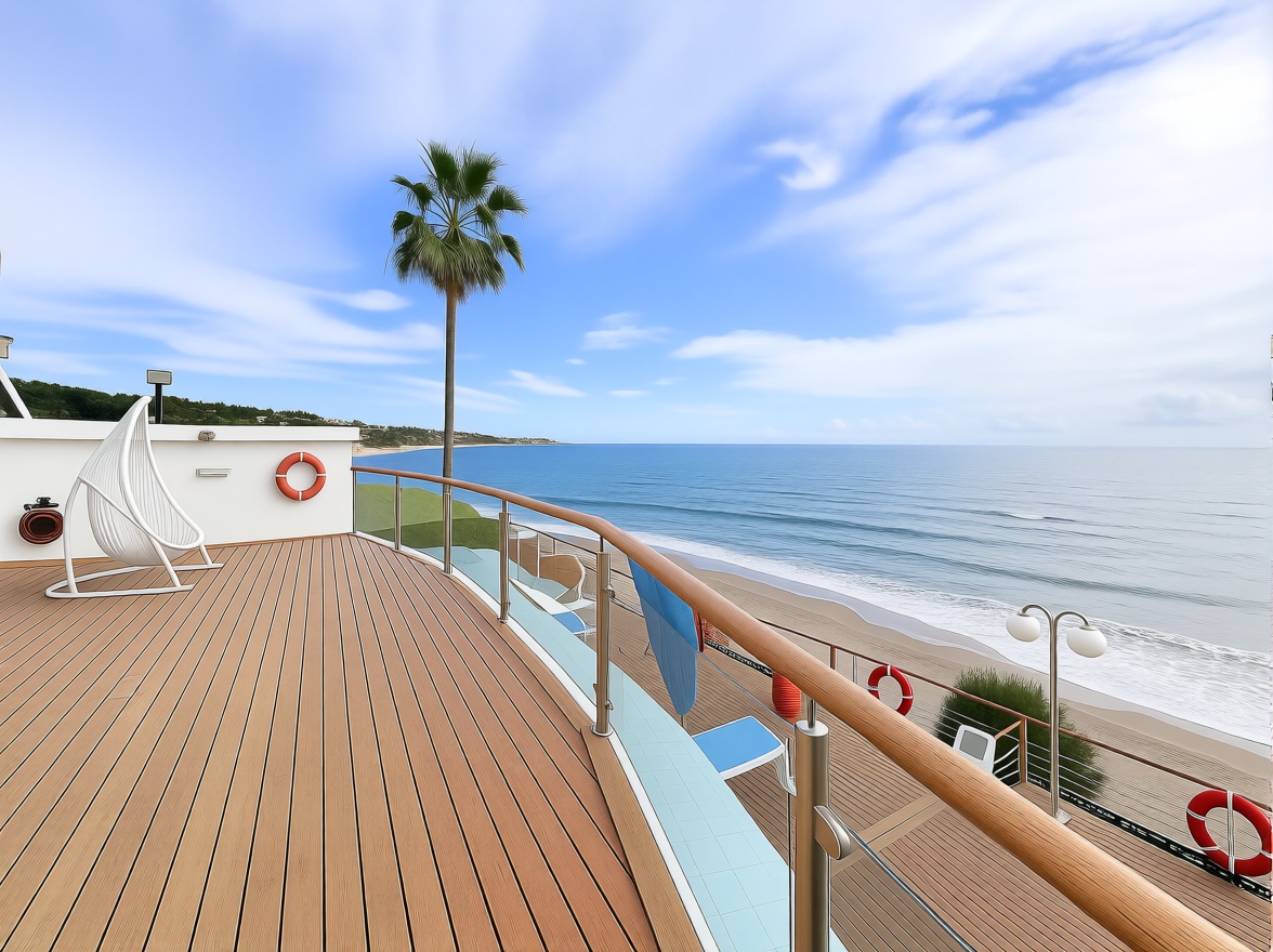 Chalet con acceso directo a playa en Mijas