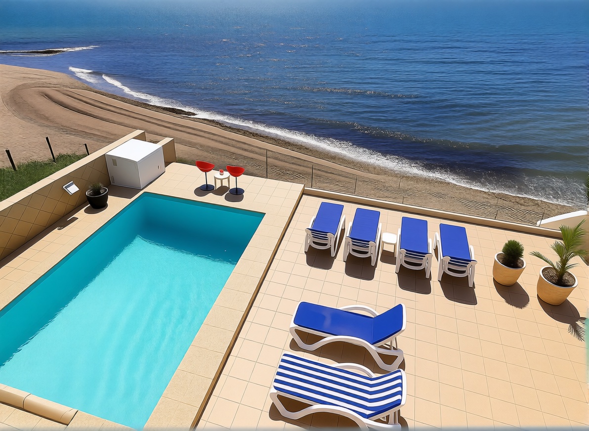 Chalet con acceso directo a playa en Mijas