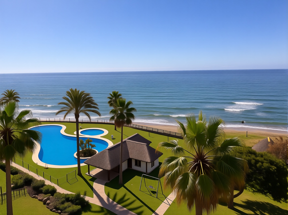 Ático en primera línea de mar en Mijas — Vista mar
