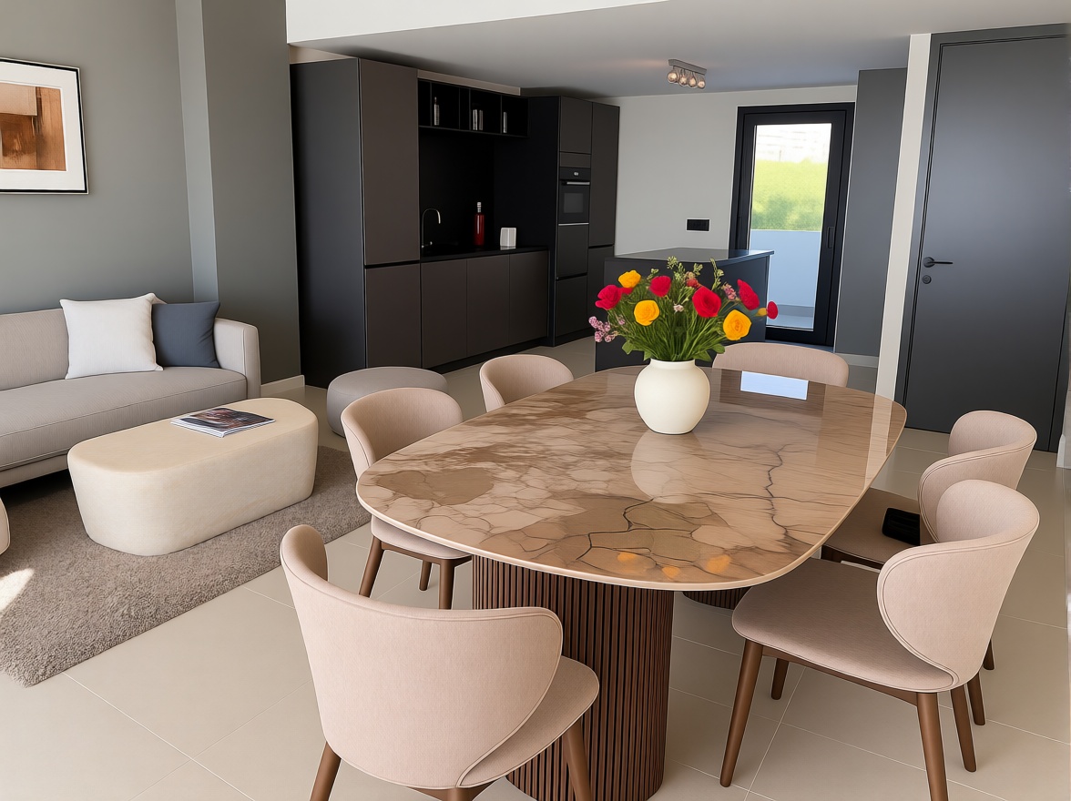 Ático en primera línea de mar en Mijas — Salón