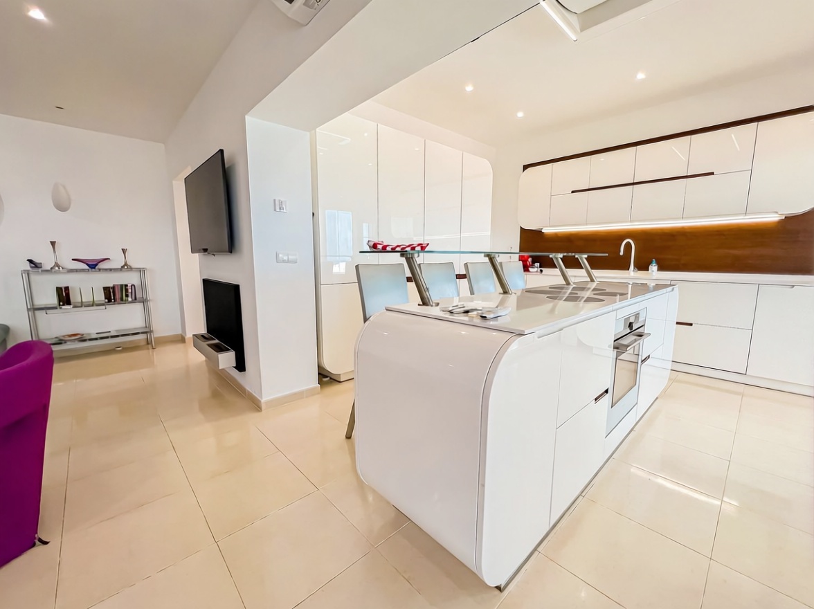 Chalet con acceso directo a playa en Mijas — Cocina