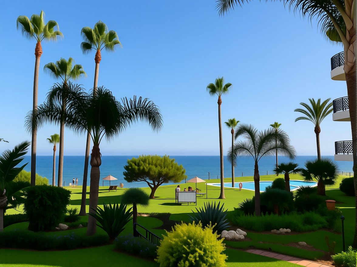 Piso en primera línea de playa en Mijas — Vista mar