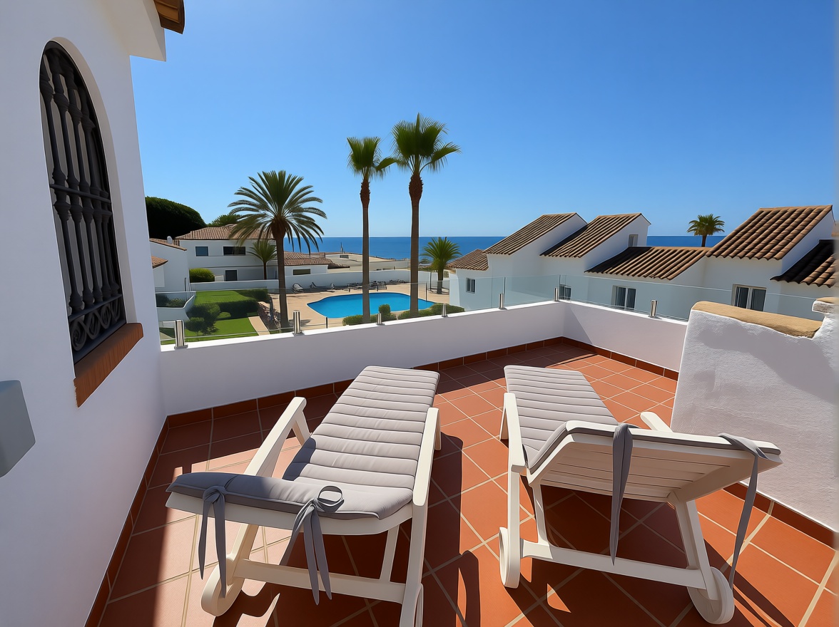 Chalet con acceso directo a playa en Mijas
